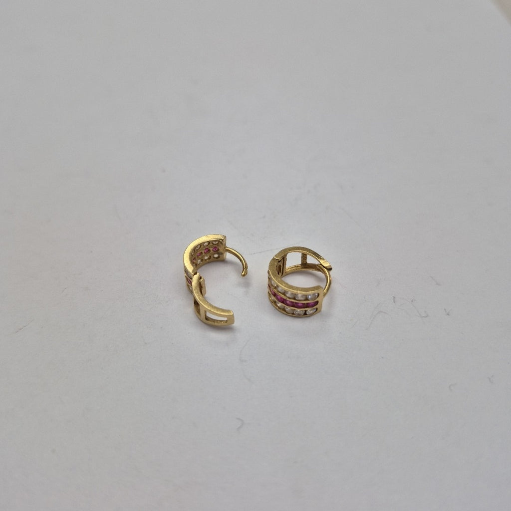 ARRACADAS PAR ORO 14 K 2,00 GRMS (SEMINUEVO)