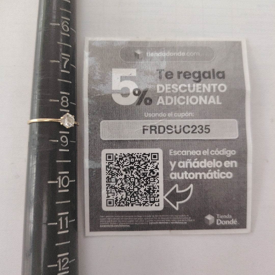 SOLITARIO ORO 10 K 0,80 GRMS (SEMINUEVO)