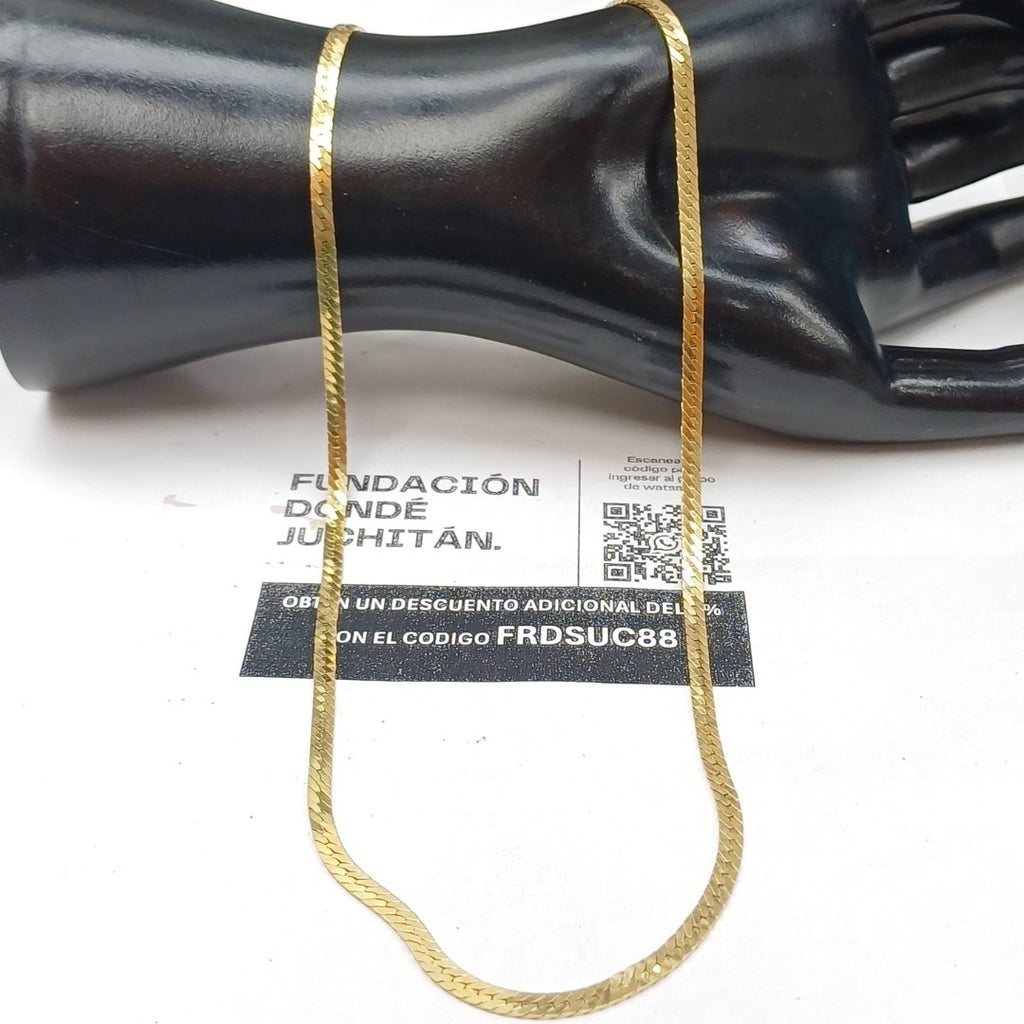 GARGANTILLA ORO 14 K 10.6 GRMS (SEMINUEVO)