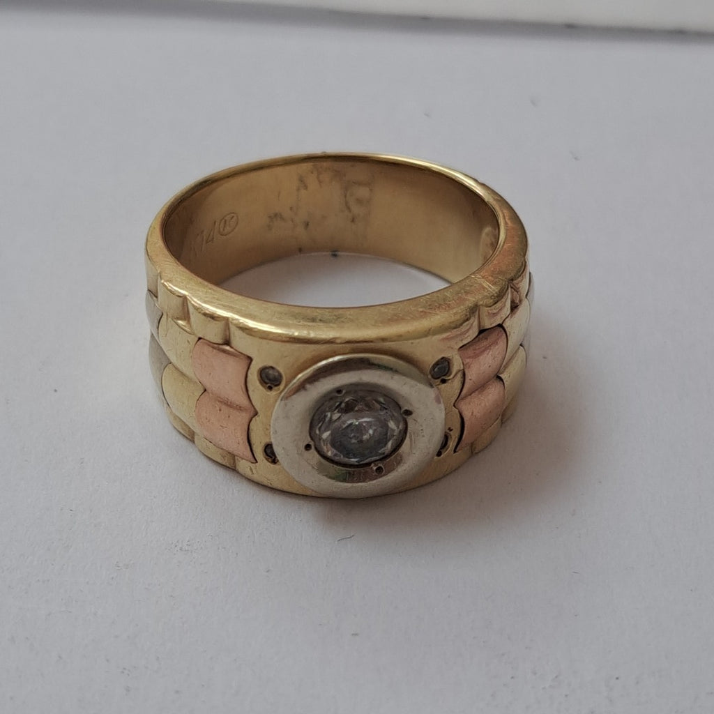 ANILLO ORO 12 K 12.8 GRMS (SEMINUEVO)