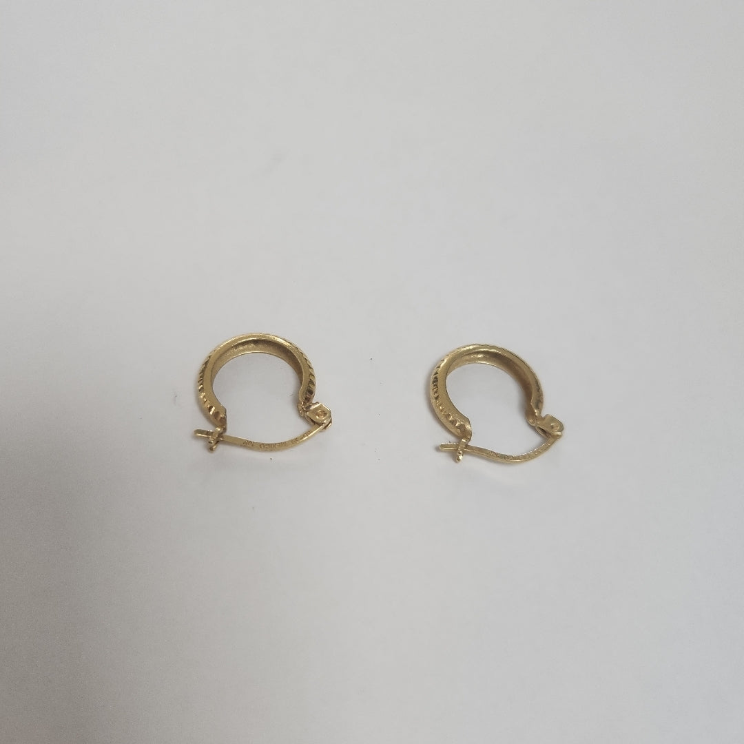 ARRACADAS PAR ORO 14 K 1.2 GRMS (SEMINUEVO)