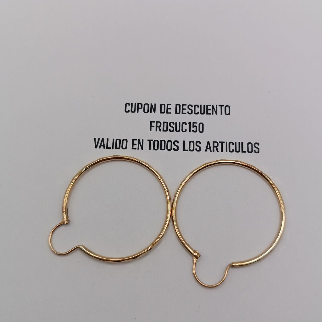 ARRACADAS PAR ORO 8 K 2.3 GRMS (SEMINUEVO)