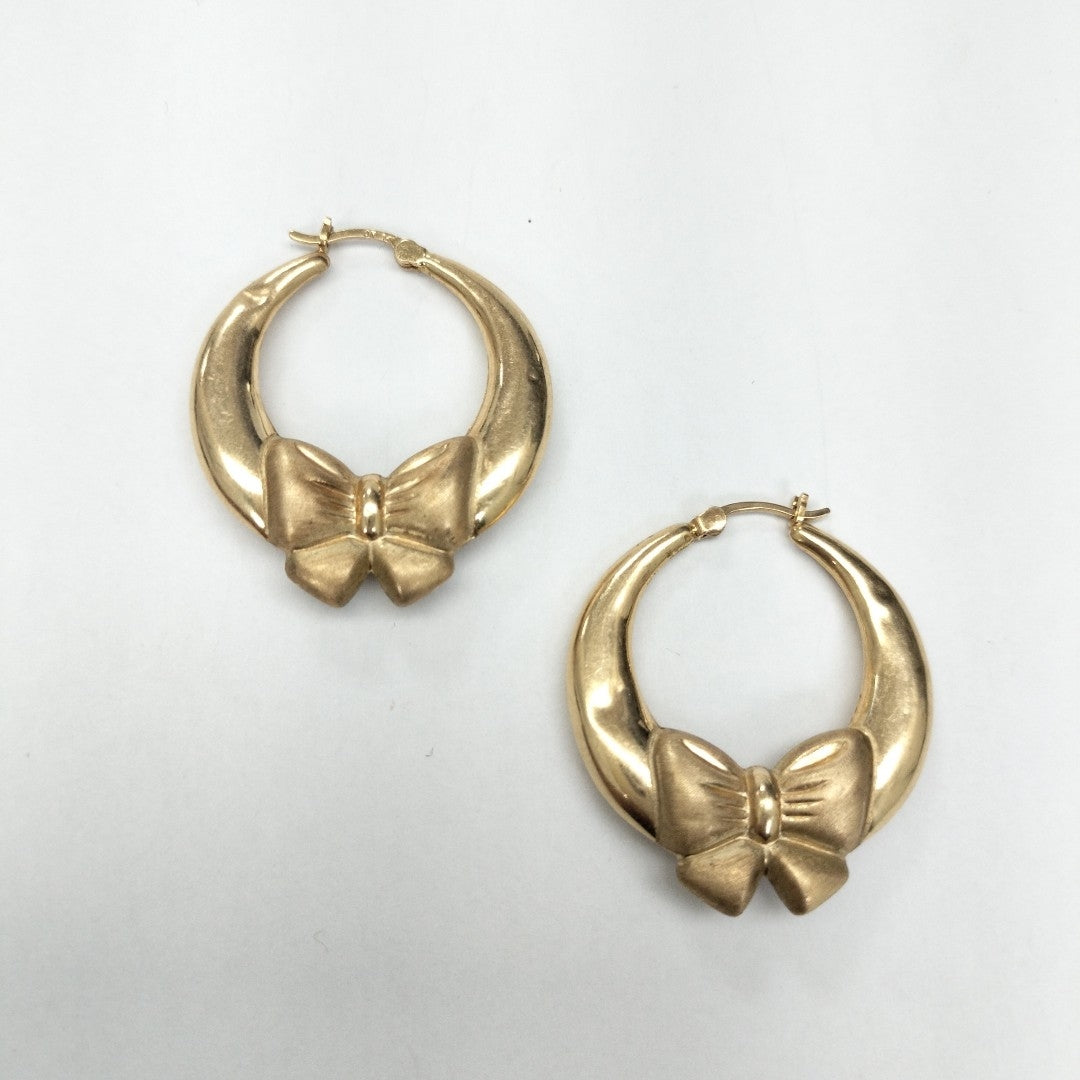 ARRACADAS PAR ORO 14 K 4.4 GRMS (SEMINUEVO)