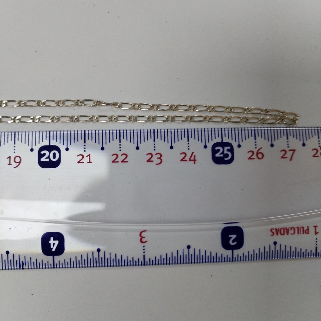 CADENA TEJIDO 1X1 PLATA .925 55 CM 3.2 GR (NUEVO)