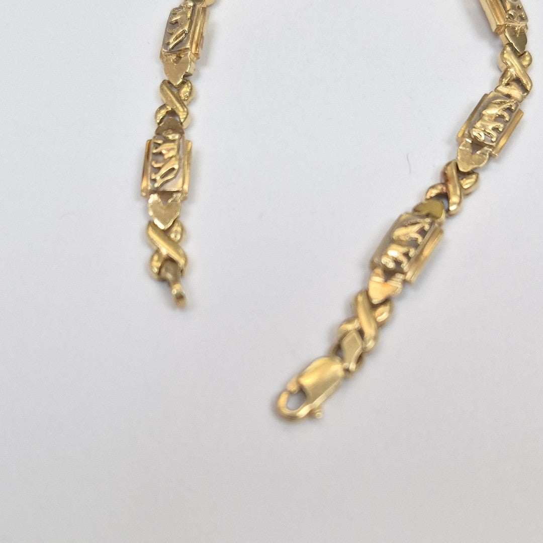 PULSERA ORO 14 K 11.6 GRMS (SEMINUEVO)