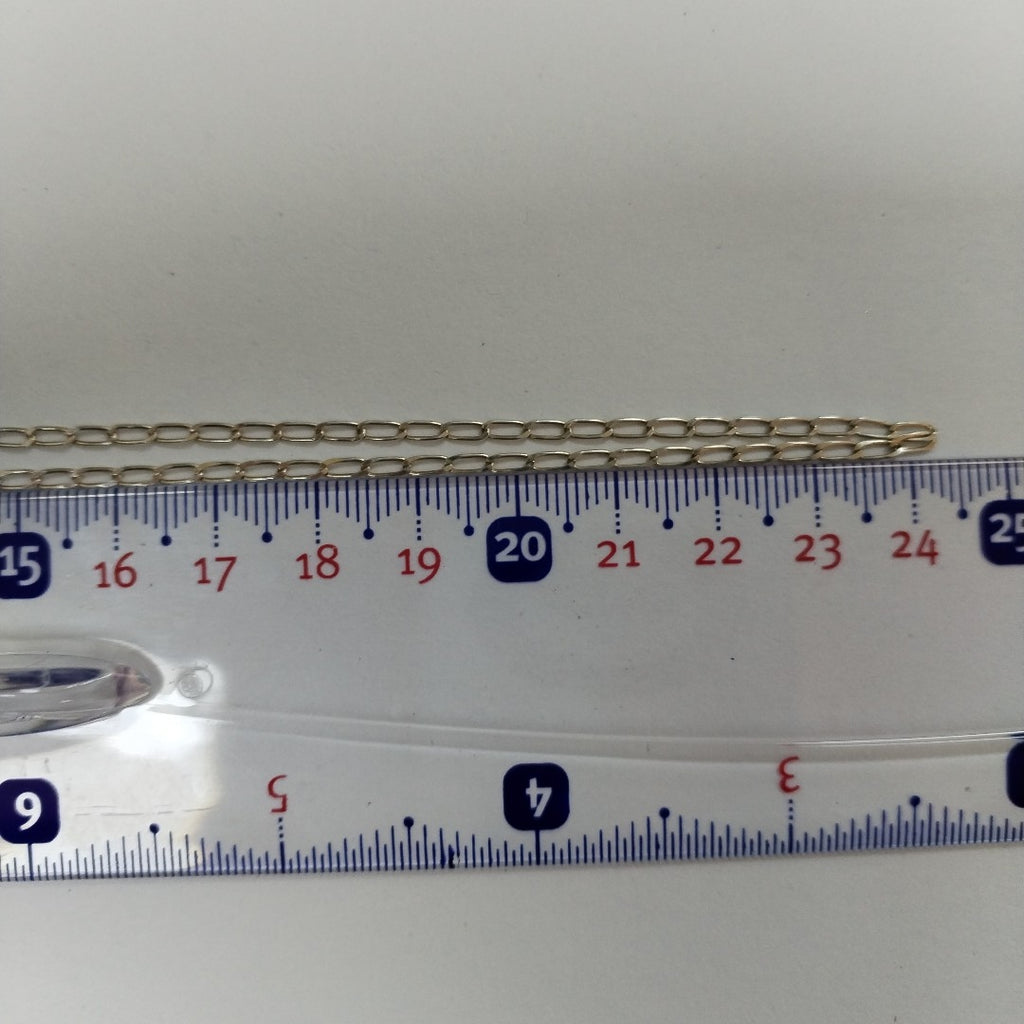 CADENA TEJIDO ESLABONES PLATA .925 50 CM 2.5 GR (NUEVO)