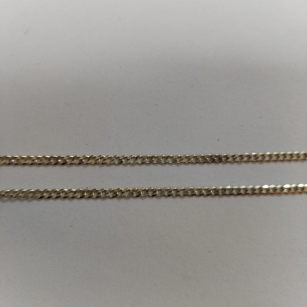 CADENA TEJIDO BARBADO PLATA .925 60 CM 5.6 GR (NUEVO)