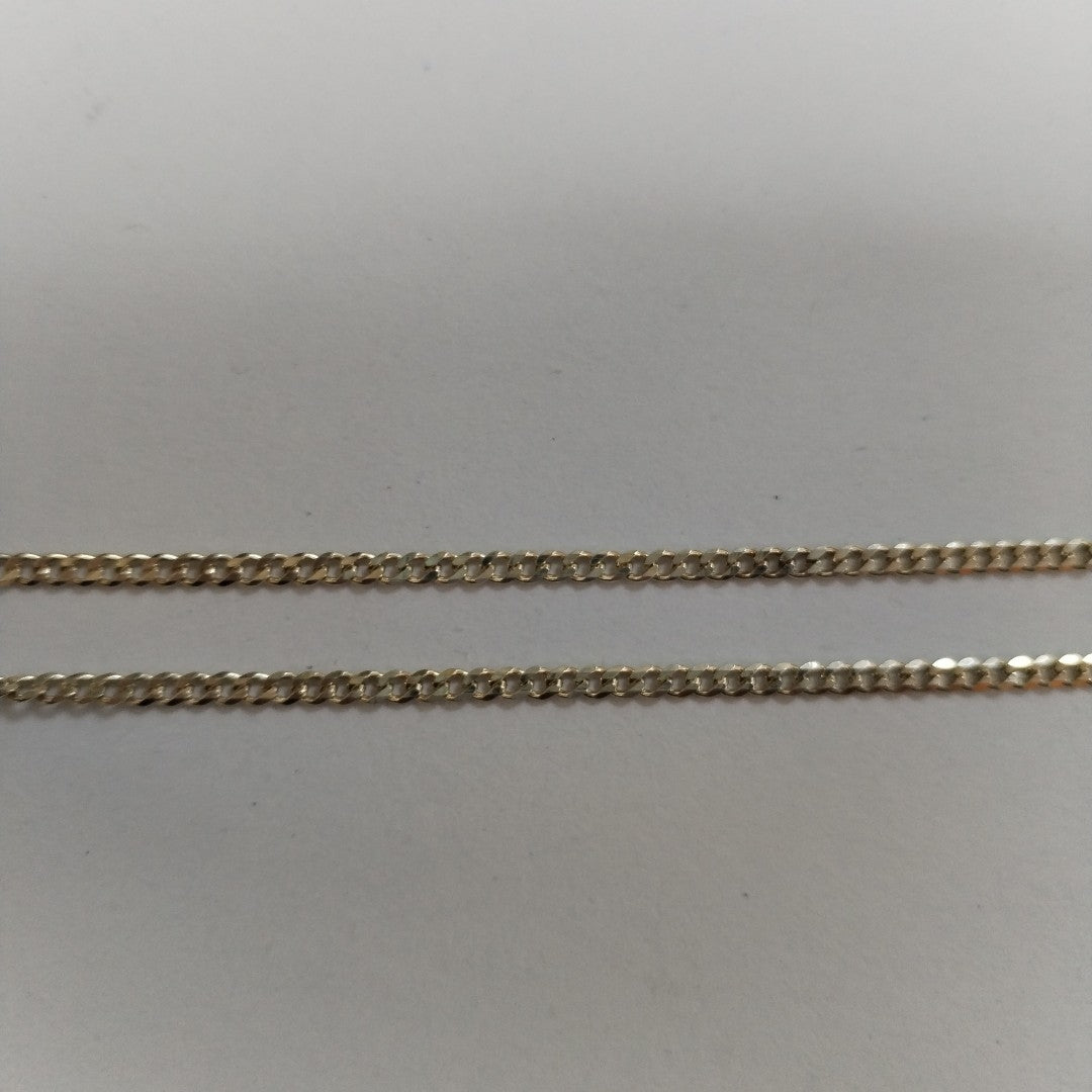 CADENA TEJIDO BARBADO PLATA .925 60 CM 5.6 GR (NUEVO)