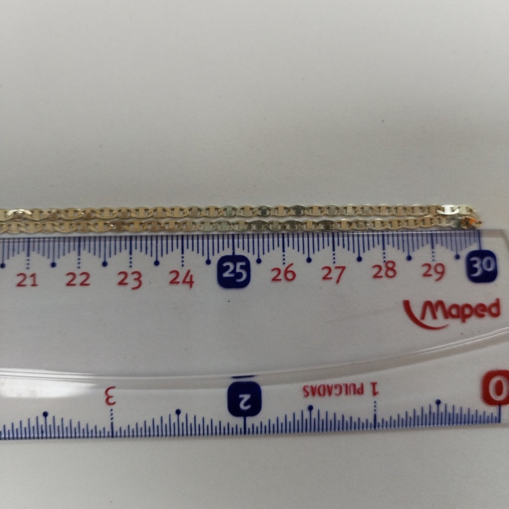 CADENA TEJIDO ESPEJO PLATA .925 60 CM 4.4 GR (NUEVO)
