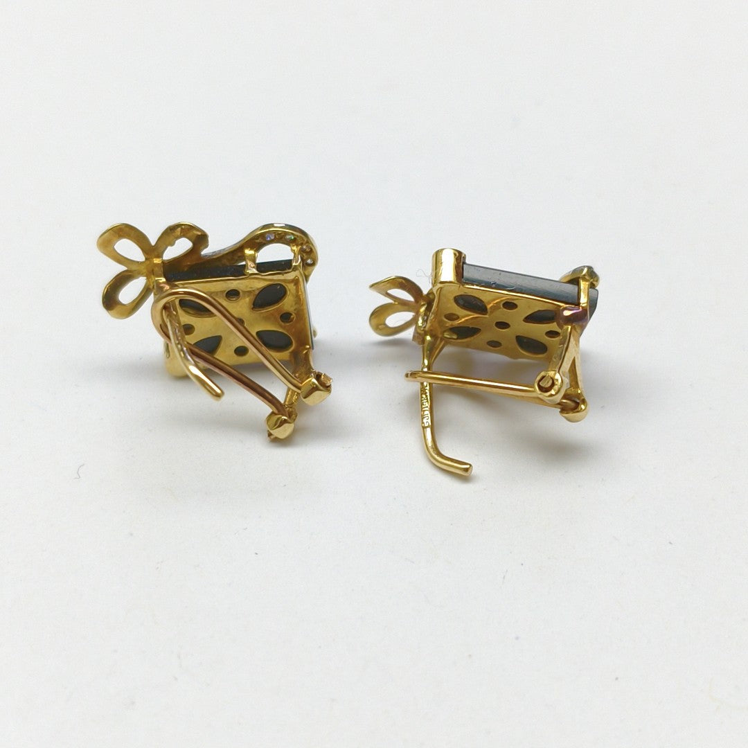 ARETES PAR ORO 14 K 3,20 GRMS (SEMINUEVO)
