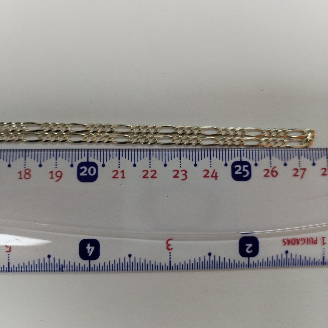 CADENA TEJIDO 3X1 PLATA .925 55 CM 7.4 GR (NUEVO)