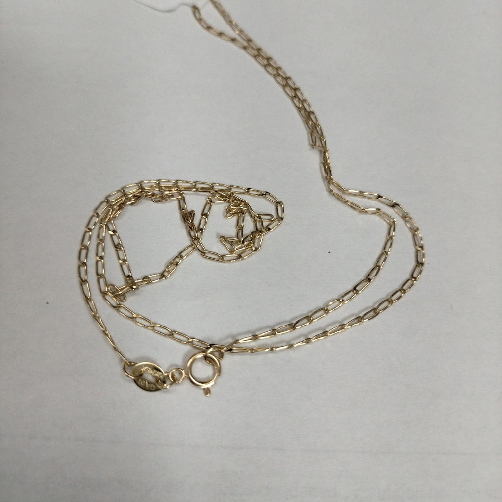 CADENAS TEJIDO ESLABONES ORO 10K 55 CM 1.9 GR (NUEVO)