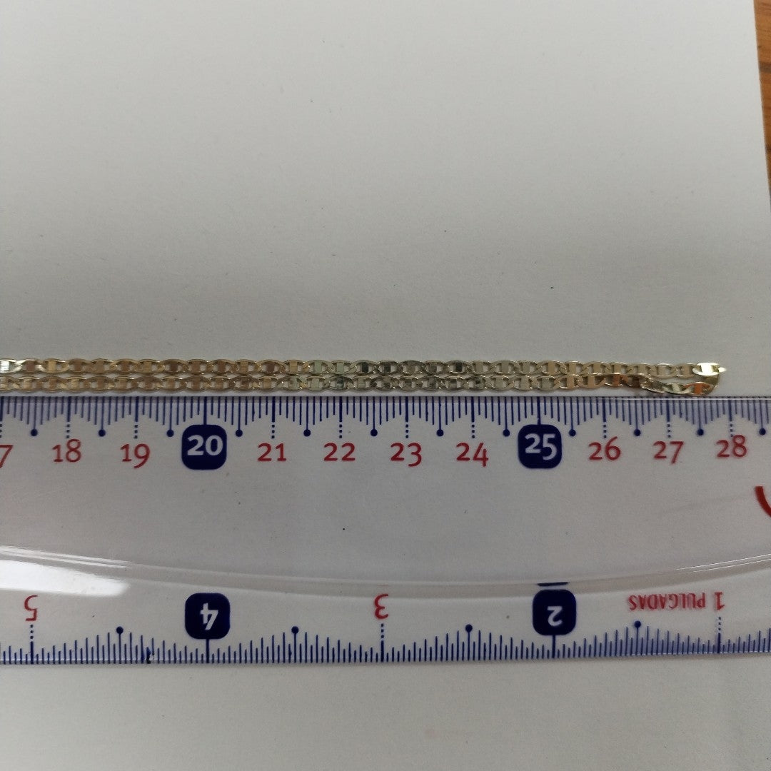 CADENA TEJIDO ESPEJO PLATA .925 55 CM 4 GR (NUEVO)