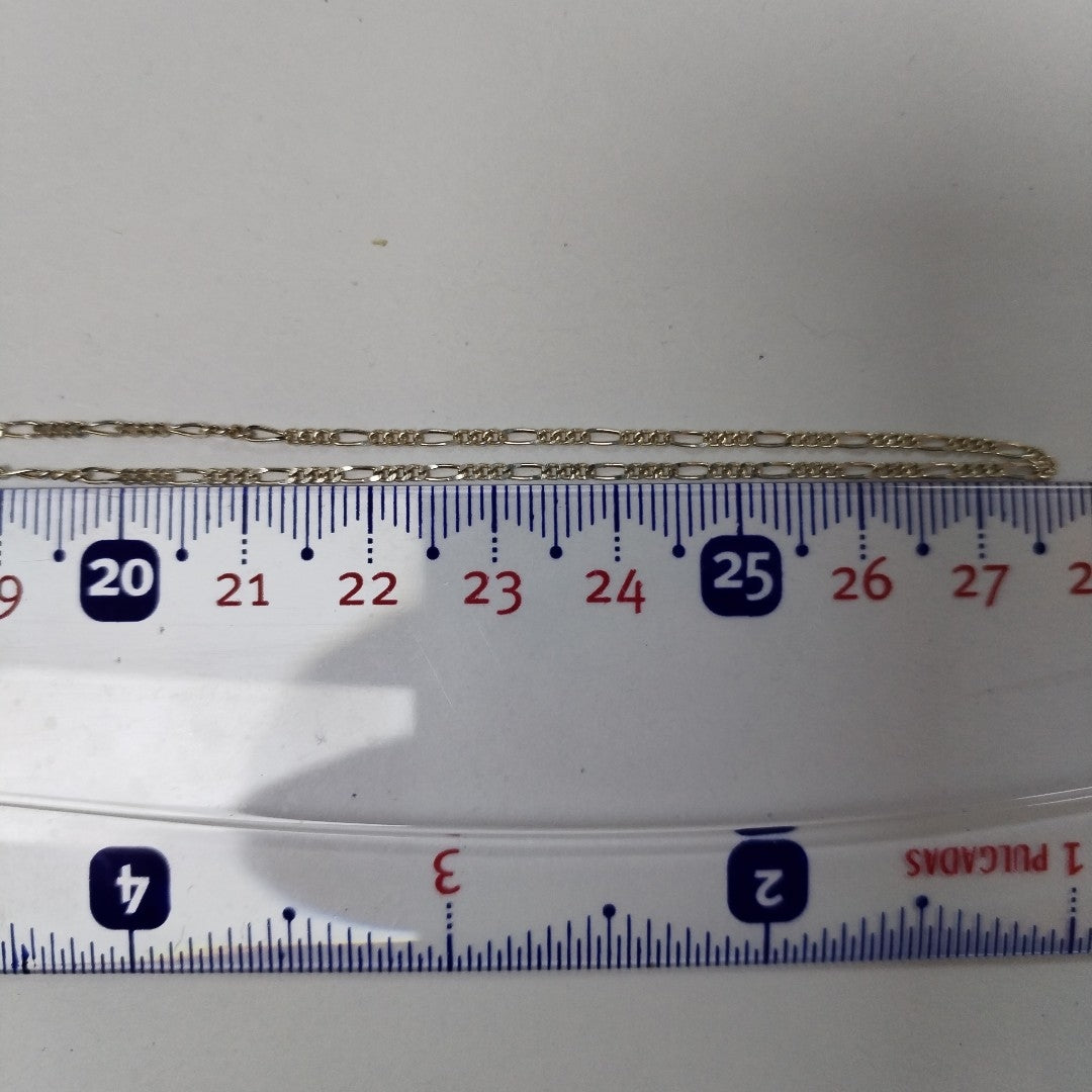 CADENA TEJIDO 3X1 PLATA .925 55 CM 2.3 GR (NUEVO)