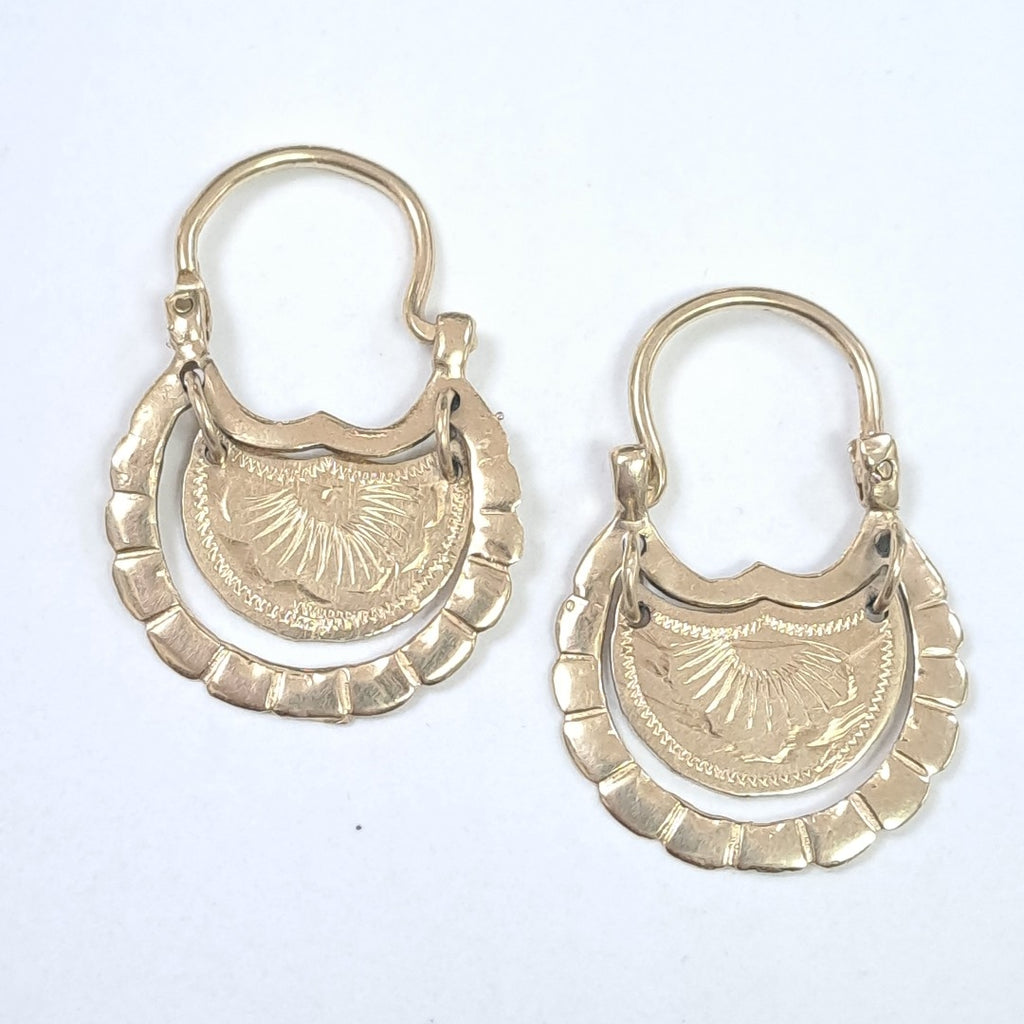 ARETES PAR ORO 10 K 3,50 GRMS (SEMINUEVO)