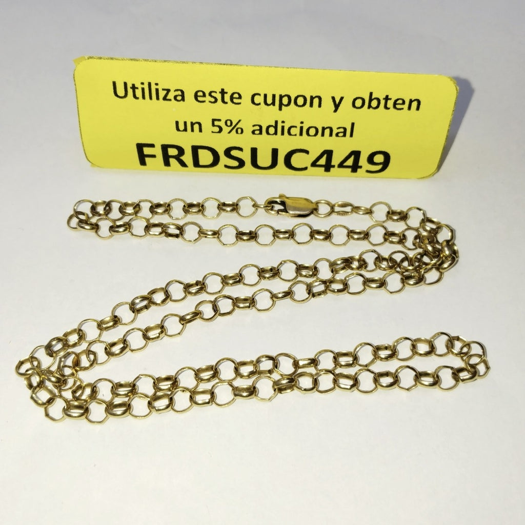 CADENA ORO 8 K 12.9 GRMS (SEMINUEVO)