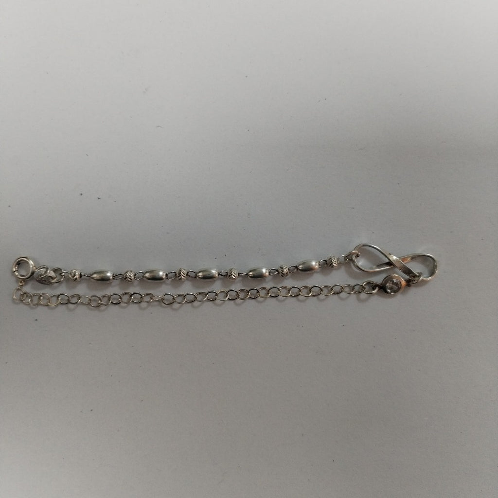 PULSERA TEJIDO ESPECIAL PLATA .925 18 CM 2.6 GR (NUEVO)