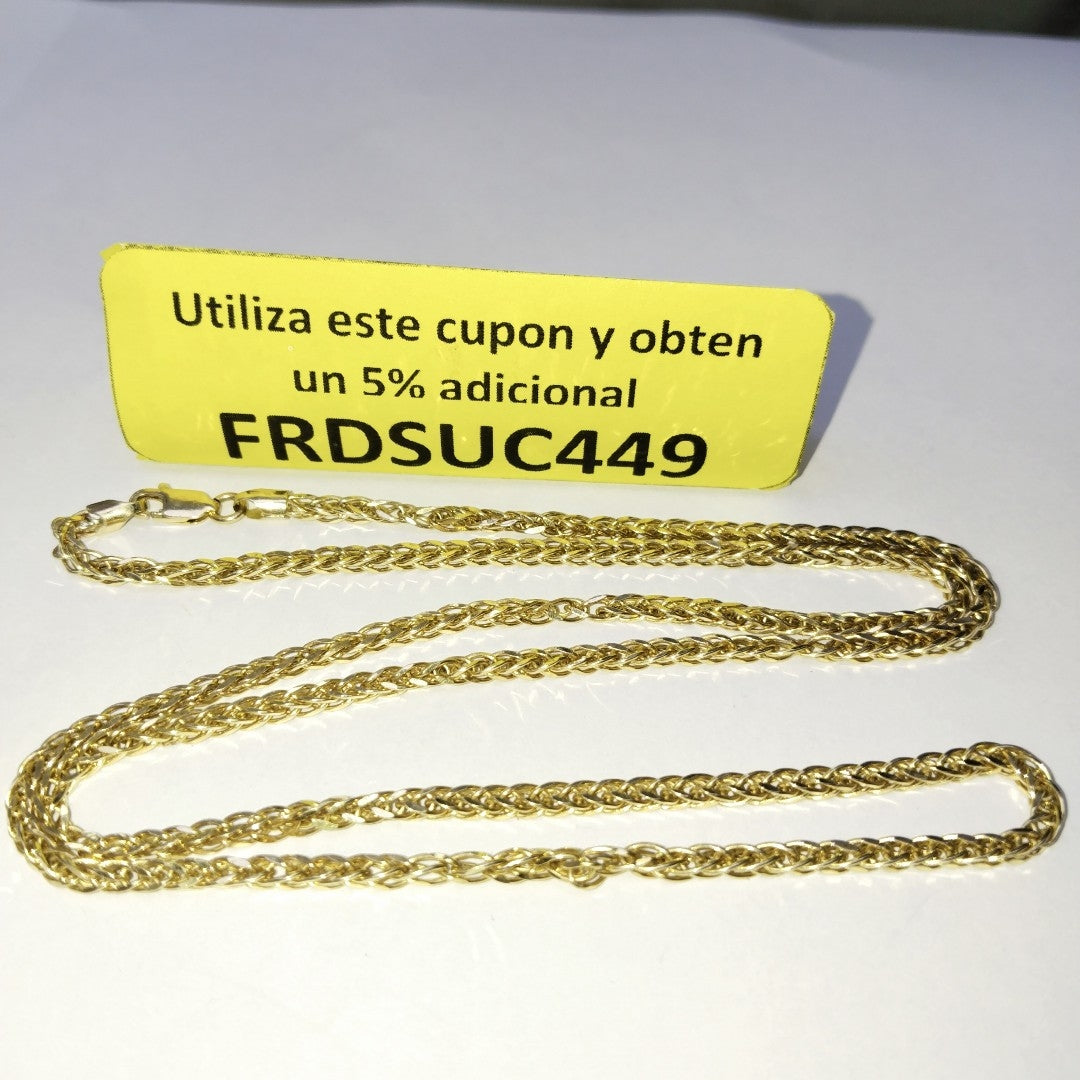 CADENA ORO 10 K 7.2 GRMS (SEMINUEVO)