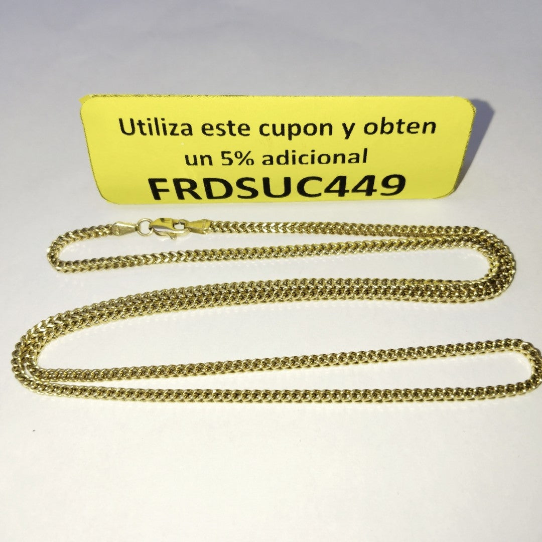 CADENA ORO 10 K 6.8 GRMS (SEMINUEVO)