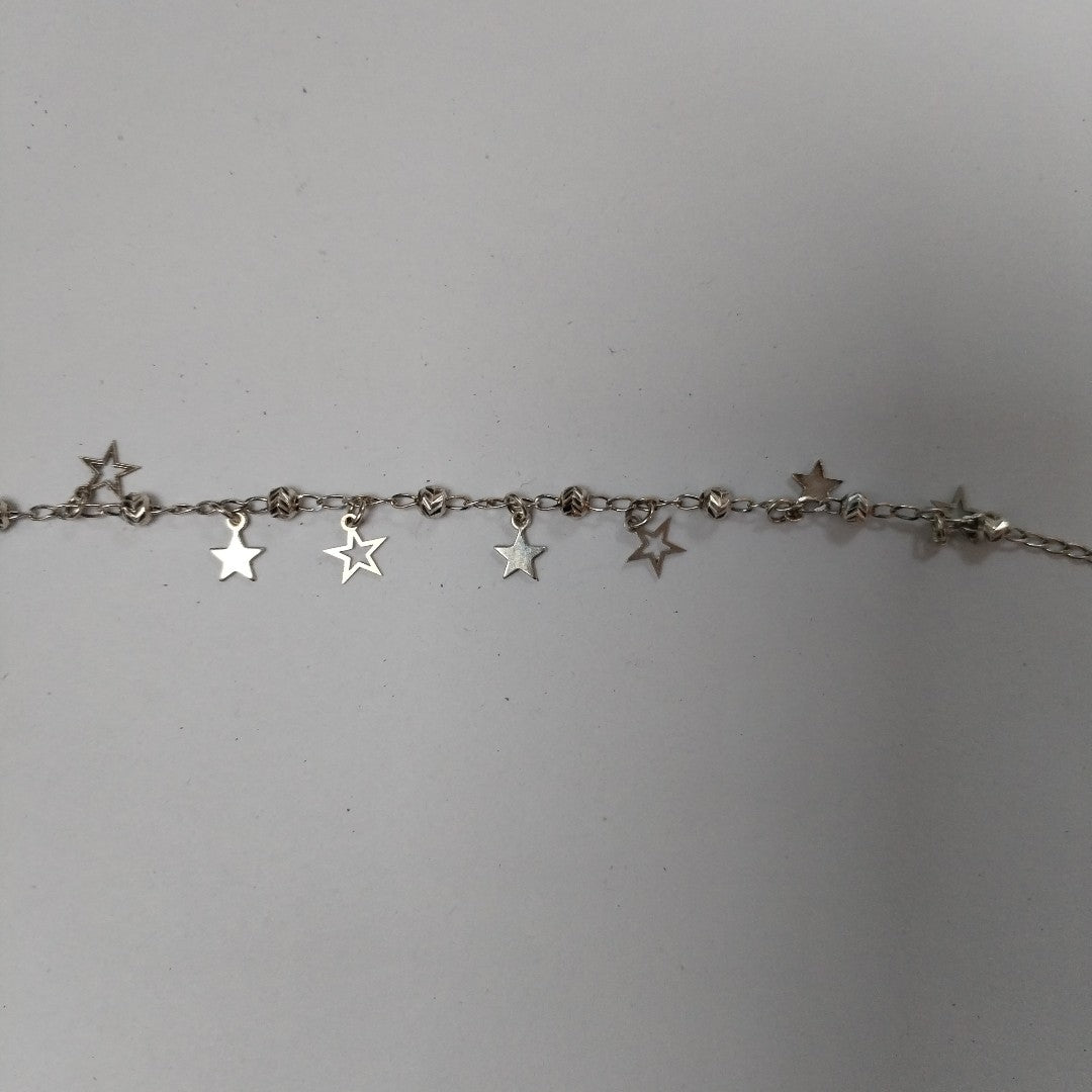 PULSERA TEJIDO ESPECIAL PLATA .925 18 CM 3 GR (NUEVO)