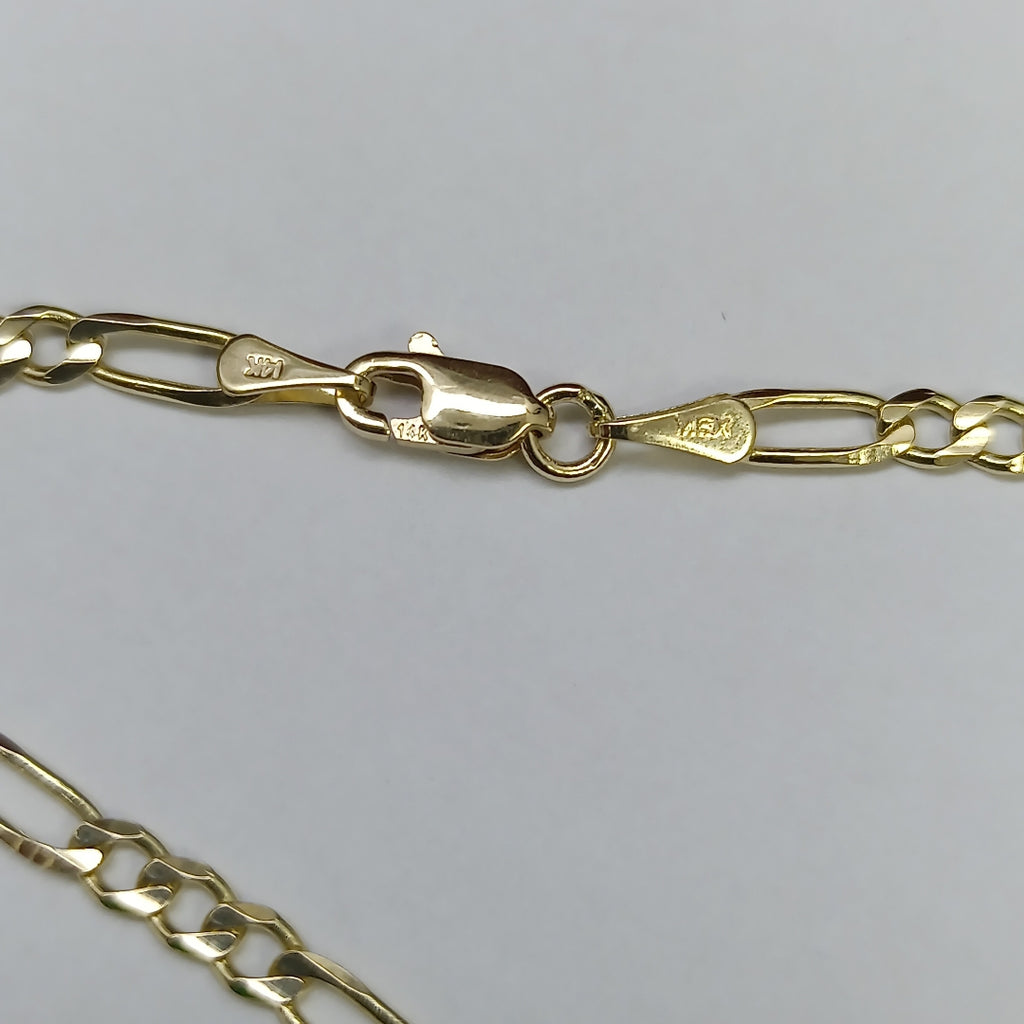 PULSERAS 3X1 ORO 14K 18 CM 2.9 GR (NUEVO)