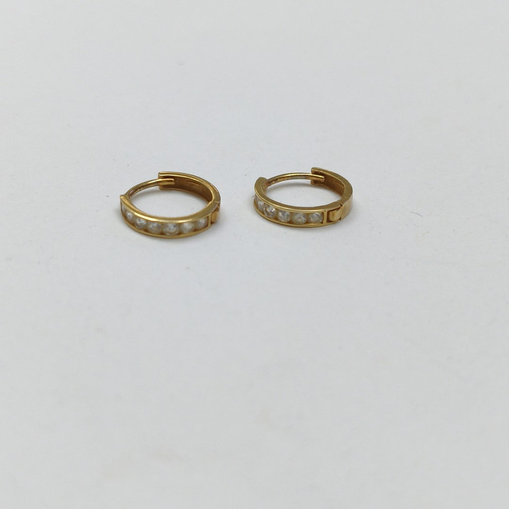 ARRACADAS PAR ORO 14 K 1 GRMS (SEMINUEVO)