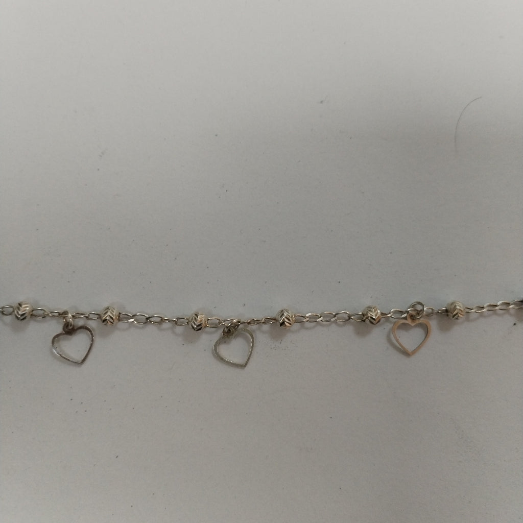 PULSERA TEJIDO ESPECIAL PLATA .925 18 CM 2.7 GR (NUEVO)