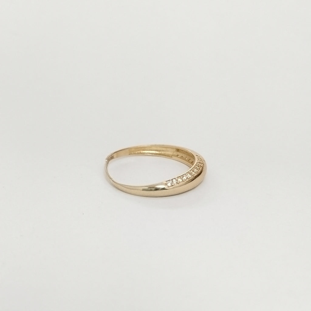 ANILLOS C/CIRCONIA ORO 10K TALLA 9 1.3 GR (NUEVO)