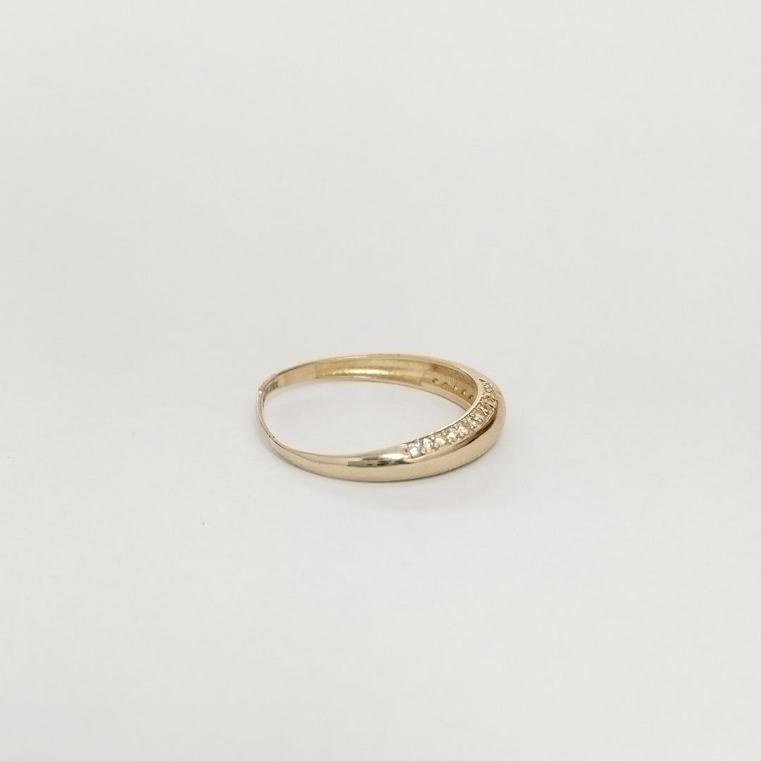 ANILLOS C/CIRCONIA ORO 10K TALLA 9 1.3 GR (NUEVO)