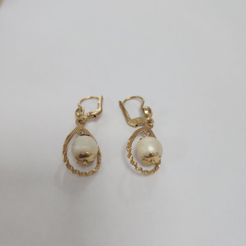 ARETES PAR ORO 14 K 4.1 GRMS (SEMINUEVO)