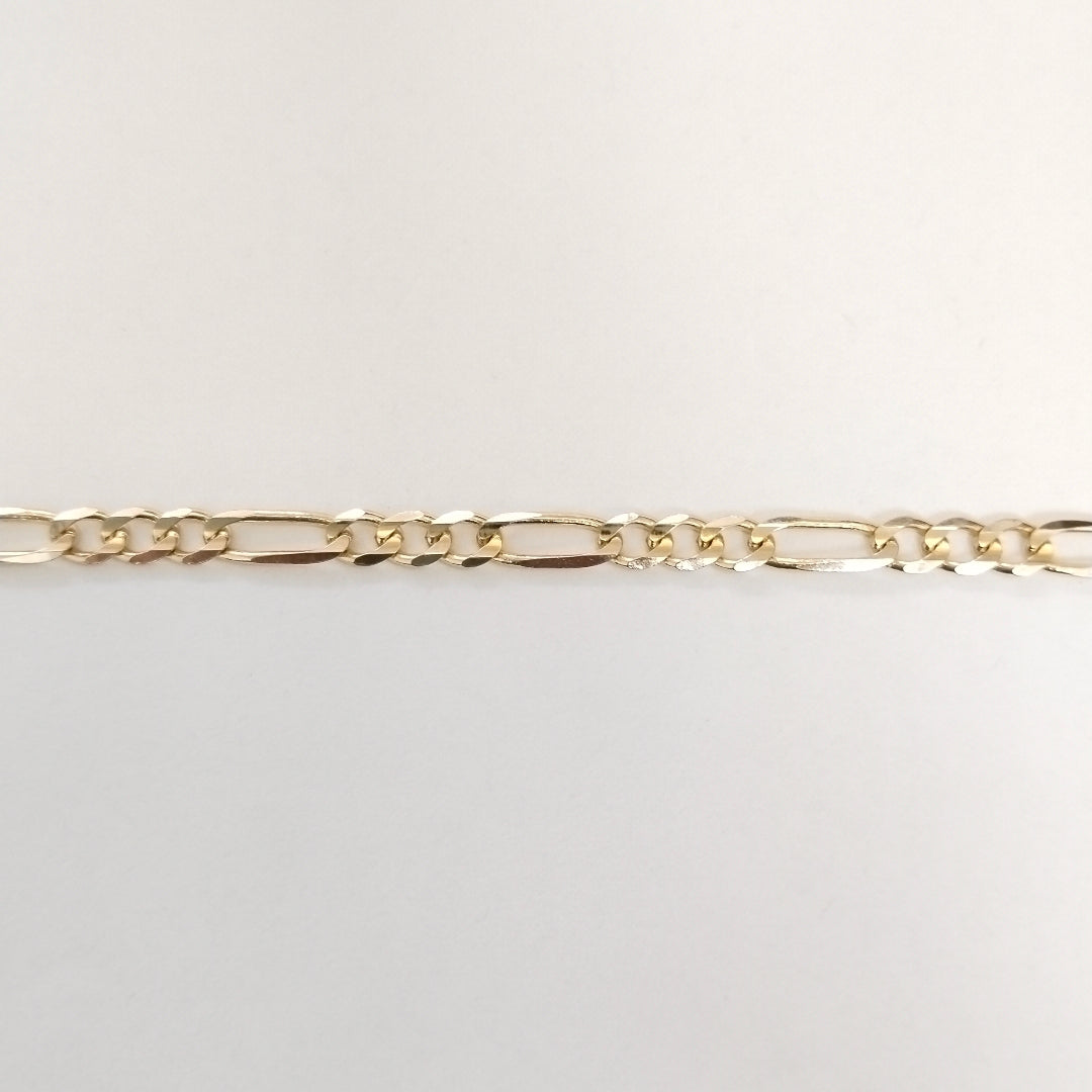 PULSERAS TEJIDO 3X1 ORO 14K 18 CM 4.2 GR (NUEVO)