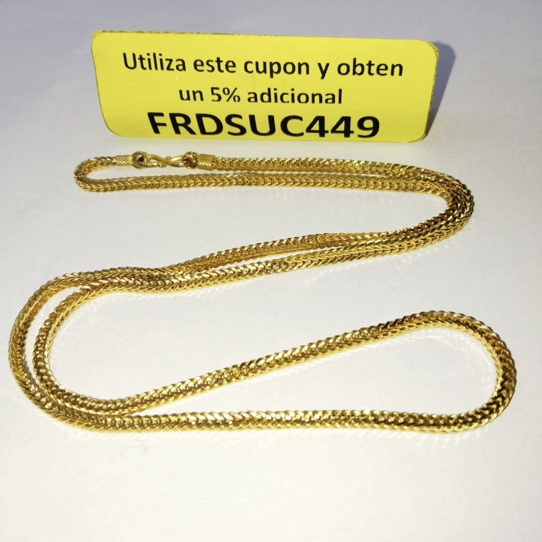 CADENA ORO 21 K 26.7 GRMS (SEMINUEVO)