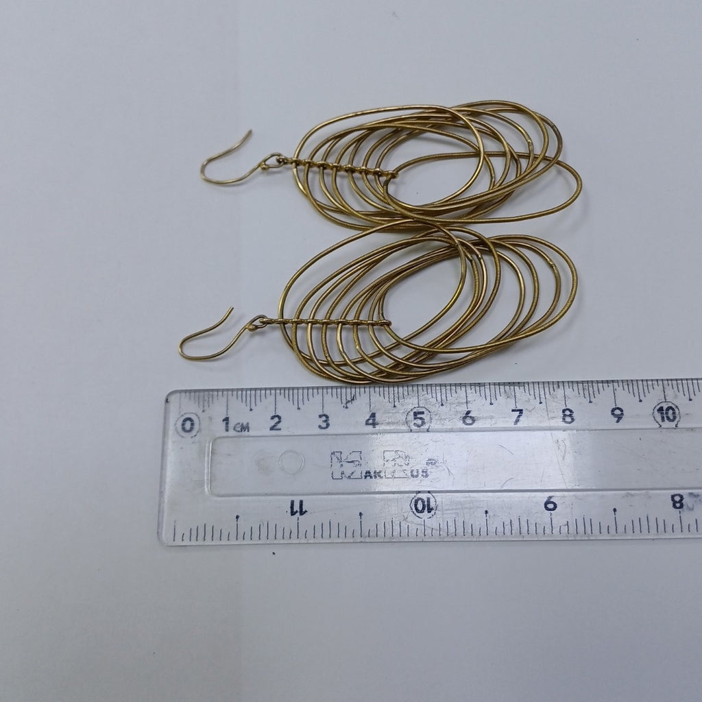 ARETES PAR ORO 14 K 22,20 GRMS (SEMINUEVO)