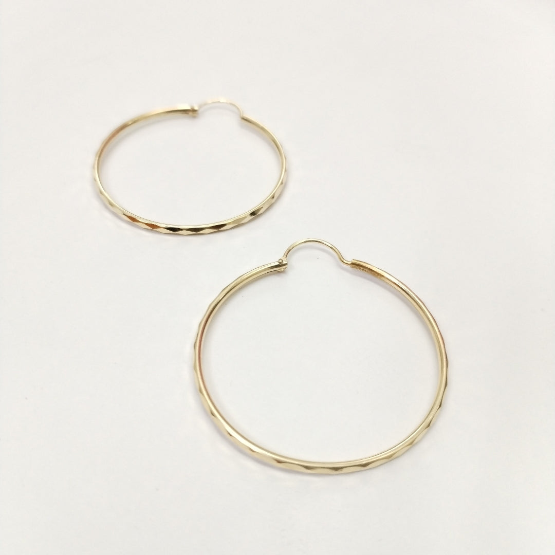 ARRACADAS PAR ORO 14 K 2.6 GRMS (SEMINUEVO)