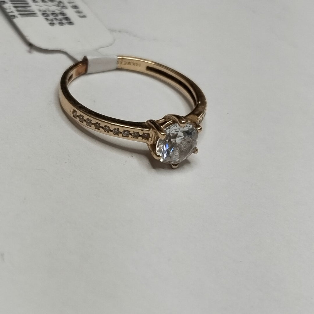 ANILLO ORO 14 K 2 GRMS (SEMINUEVO)
