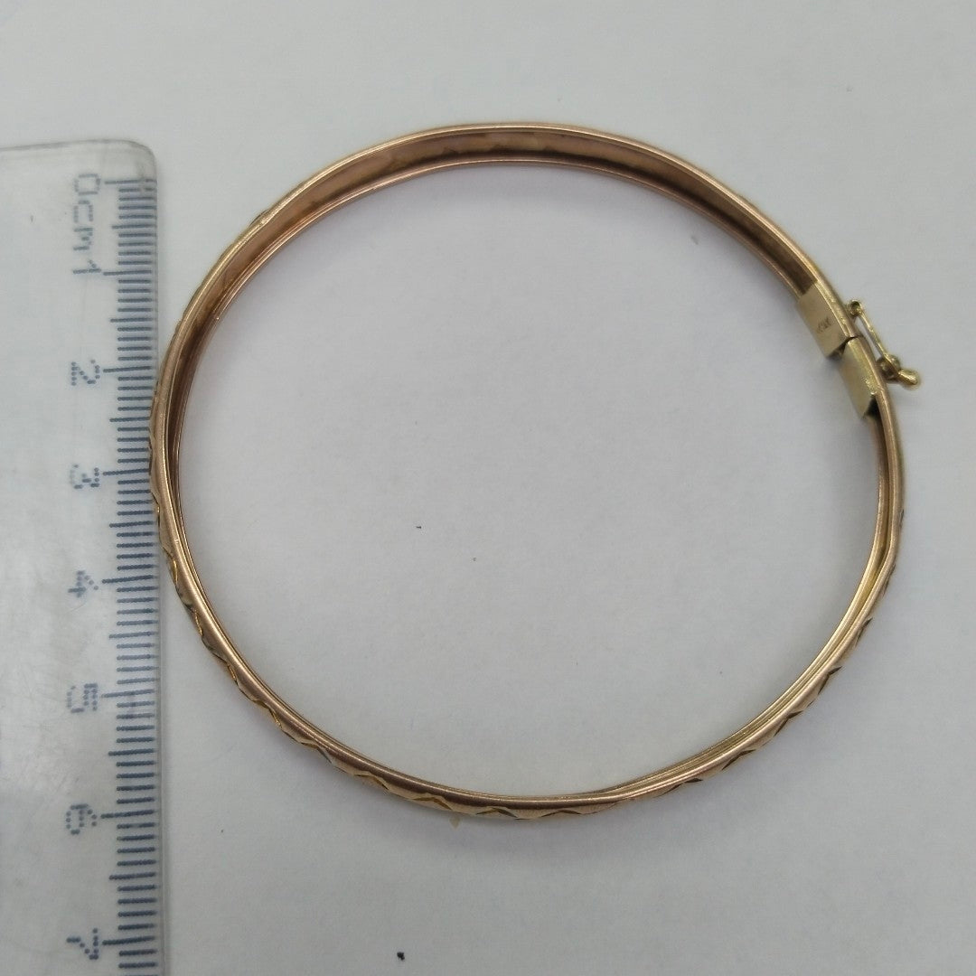 PULSERA RIGIDA ORO 14 K 6,40 GRMS (SEMINUEVO)