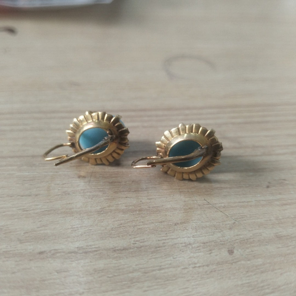 ARRACADAS PAR ORO 8 K 2.8 GRMS (SEMINUEVO)