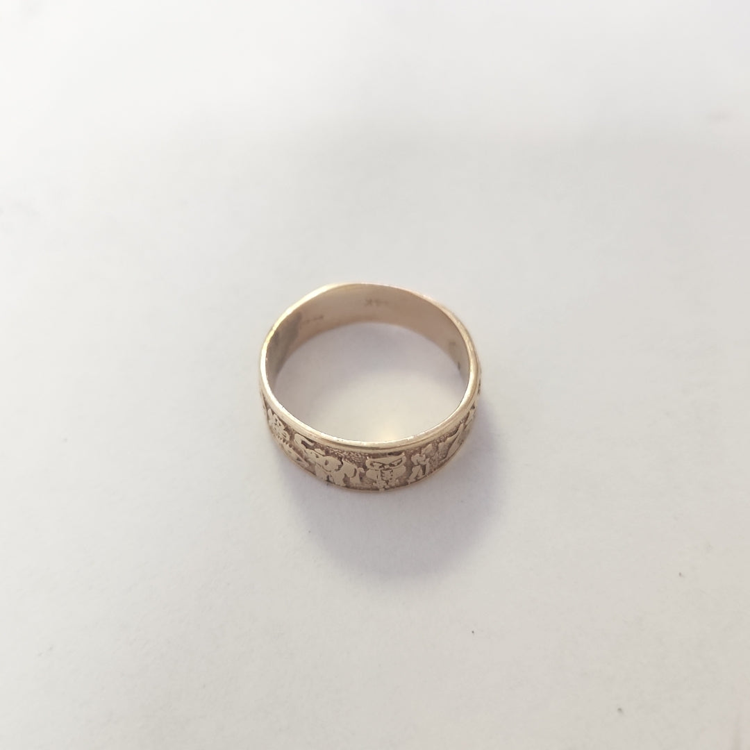 ARGOLLA DE LA SUERTE ORO 14 K 3,70 GRMS (SEMINUEVO)