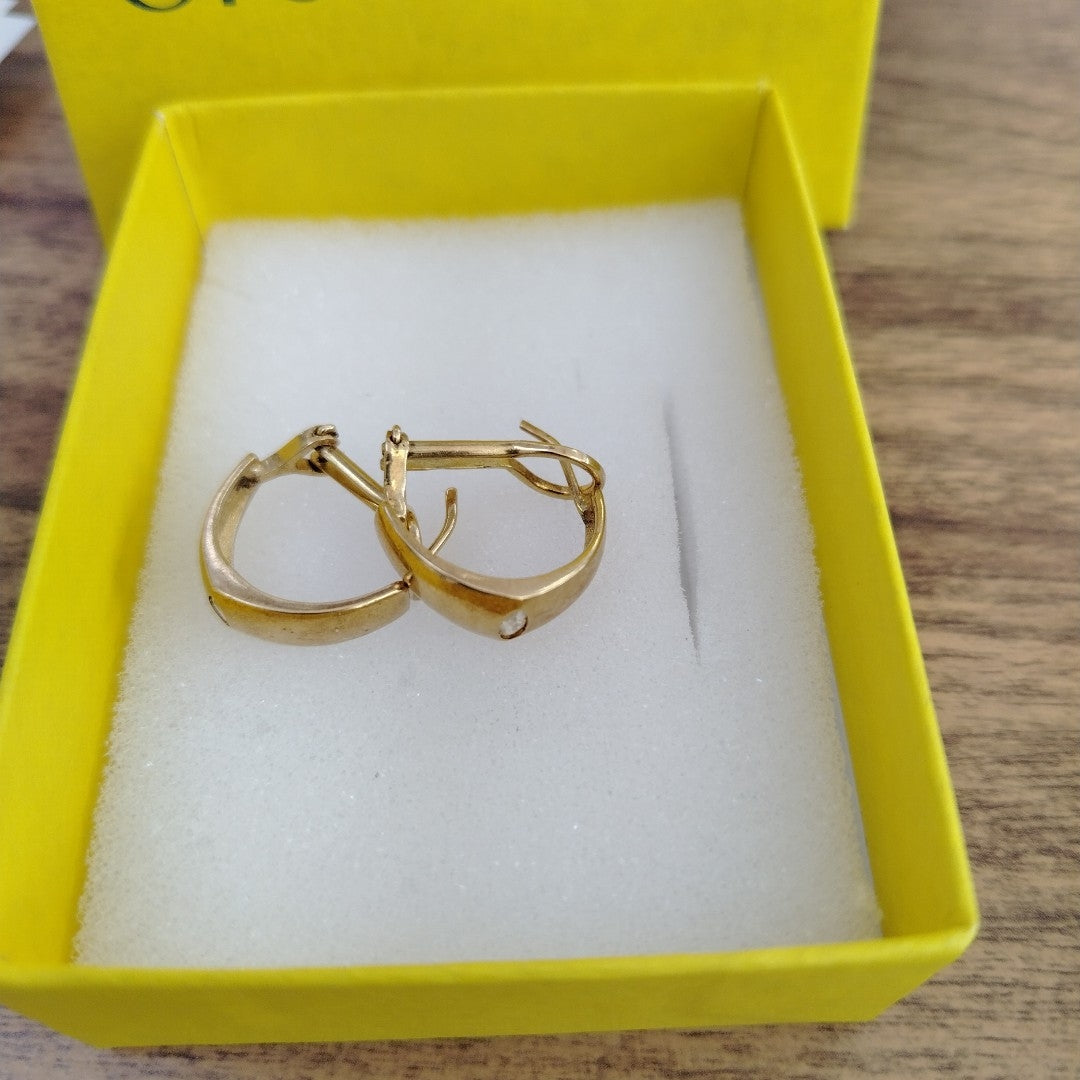 ARRACADAS PAR ORO 14 K 5.9 GRMS (SEMINUEVO)