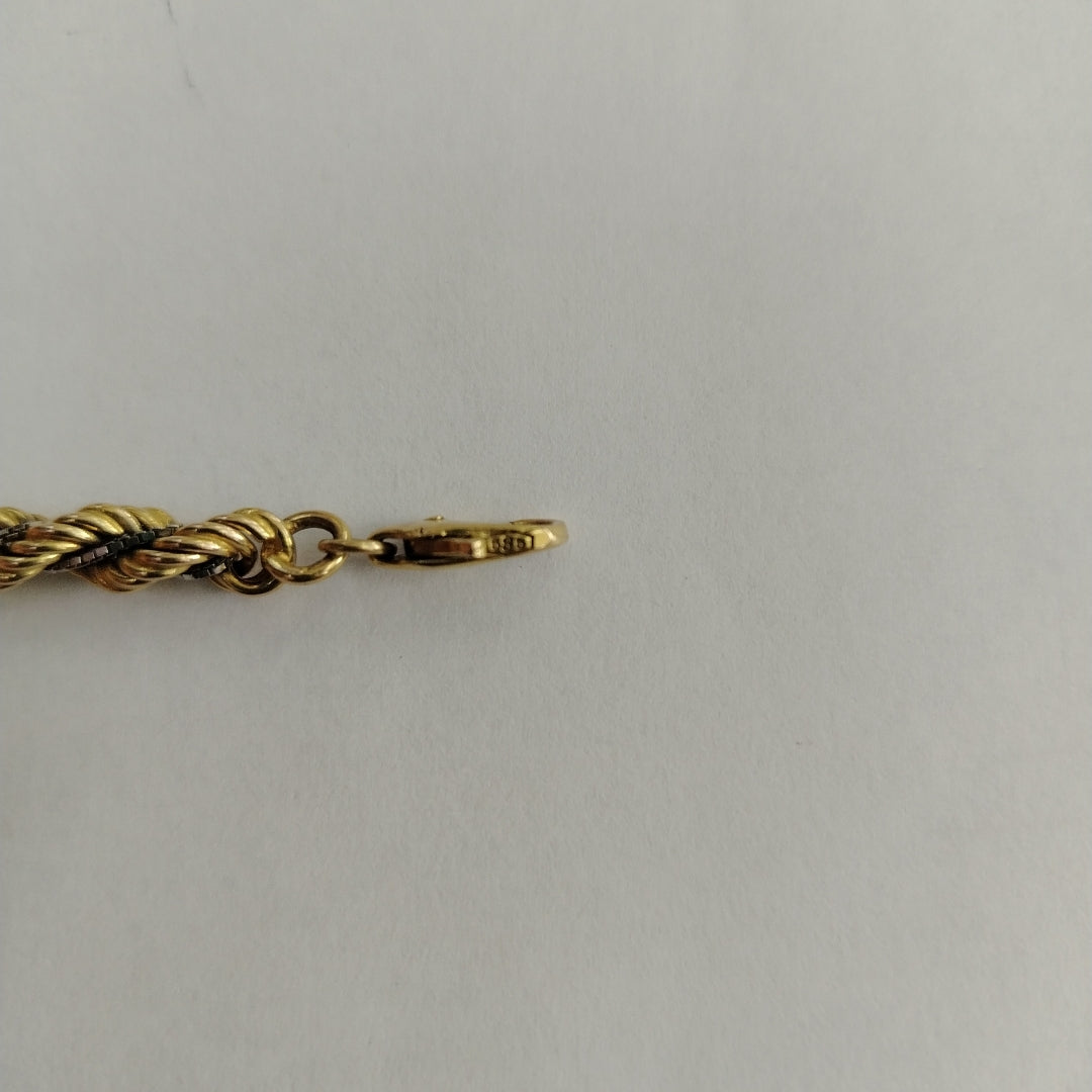 PULSERA ORO, ORO BLANCO 14 K 11.1 GRMS (SEMINUEVO)