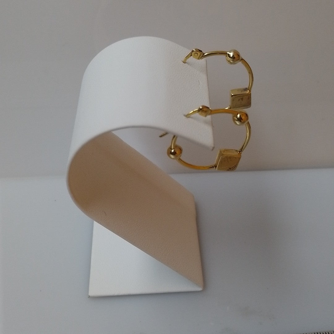 ARRACADAS PAR ORO 14 K 6.4 GRMS (SEMINUEVO)