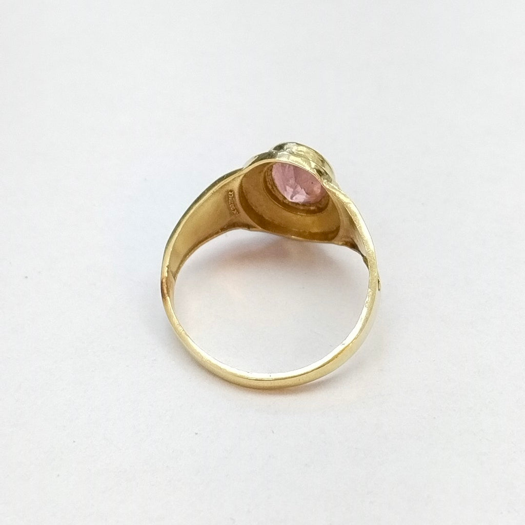ANILLO DE GRADUACIÓN ORO 10 K 2.1 GRMS (SEMINUEVO)