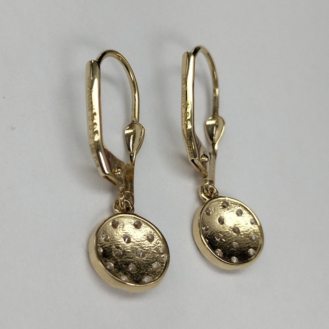 BROQUELES ORO 14K 2.5 (NUEVO)