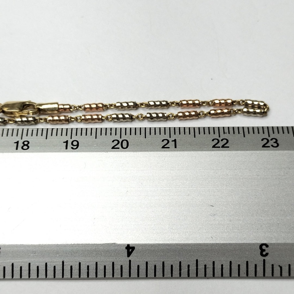 CADENA ORO, ORO COMBINADO 14 K 6.5 GRMS (SEMINUEVO)
