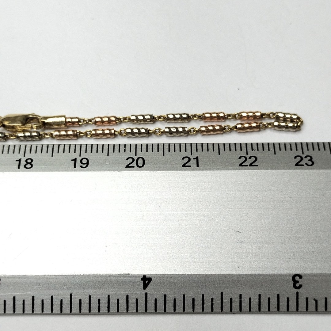 CADENA ORO, ORO COMBINADO 14 K 6.5 GRMS (SEMINUEVO)