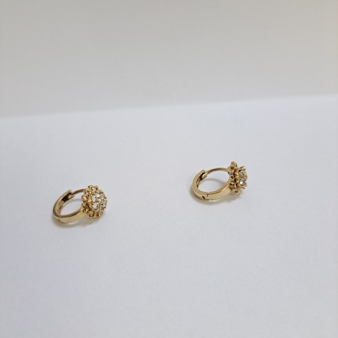 ARRACADAS PAR ORO 14 K 3,70 GRMS (SEMINUEVO)