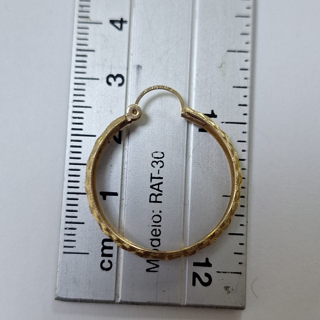 ARRACADAS PAR ORO 10 K 2.8 GRMS (SEMINUEVO)