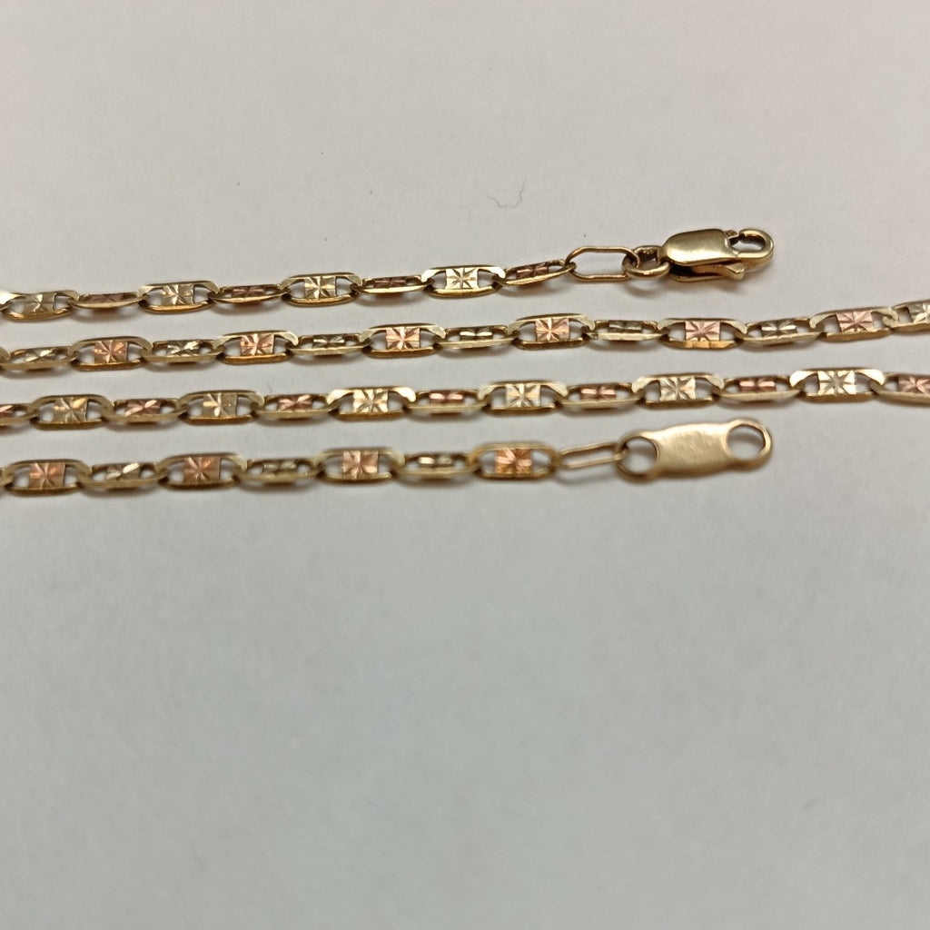CADENA ORO COMBINADO 10 K 2.9 GRMS (SEMINUEVO)