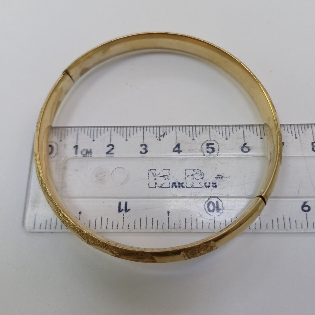PULSERA RIGIDA ORO 10 K 11.2 GRMS (SEMINUEVO)