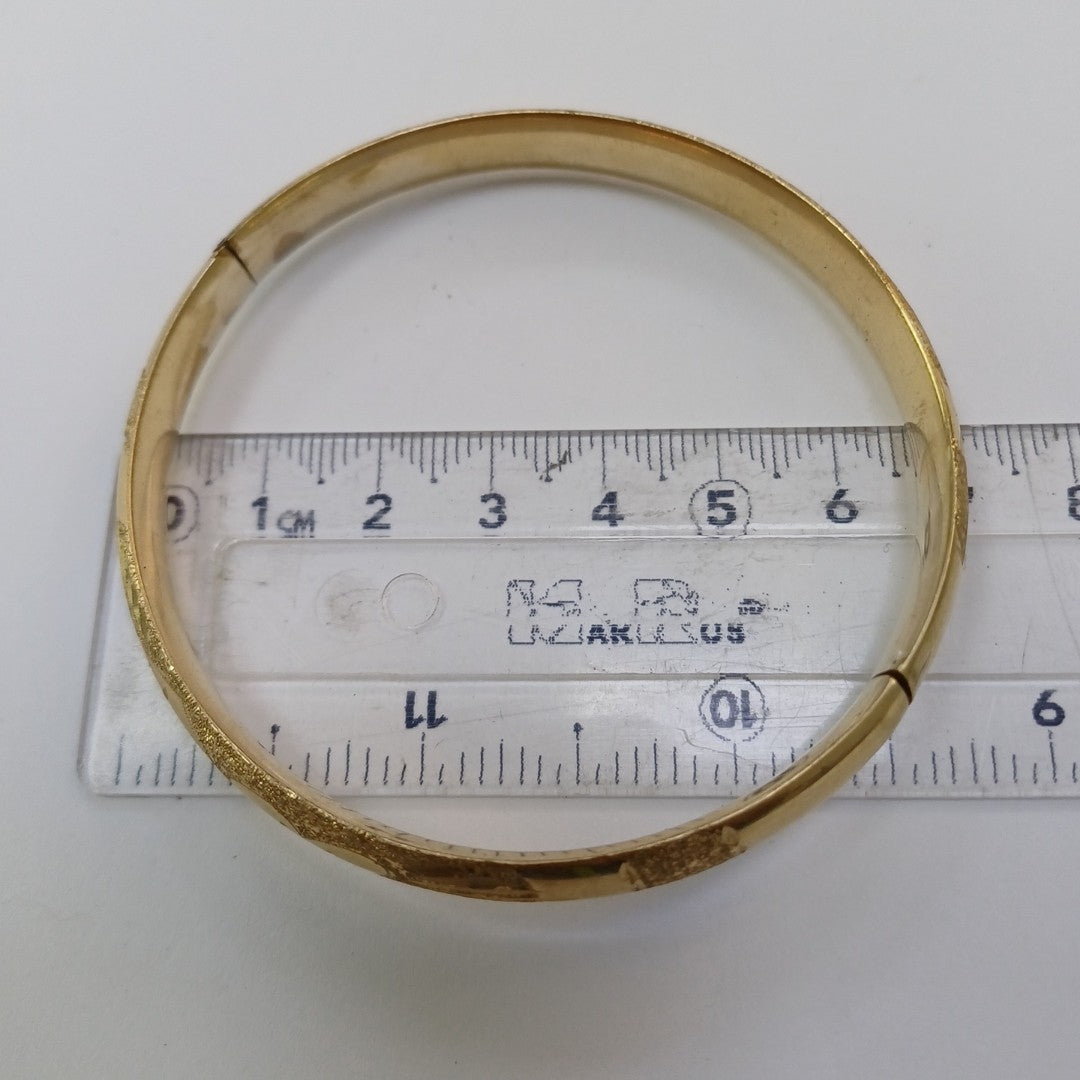 PULSERA RIGIDA ORO 10 K 11.2 GRMS (SEMINUEVO)